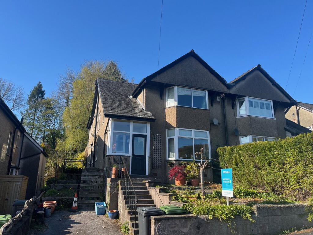 3-bed semi-detached on 13 Loughrigg Avenue, Ambleside LA22 0DG, £525,000