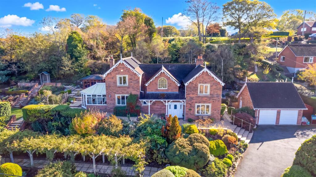 4-bed detached on Pontesbury Hill, Pontesbury, Shrewsbury, £795,000