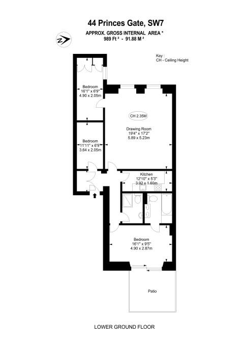 3 bedroom flat for rent
