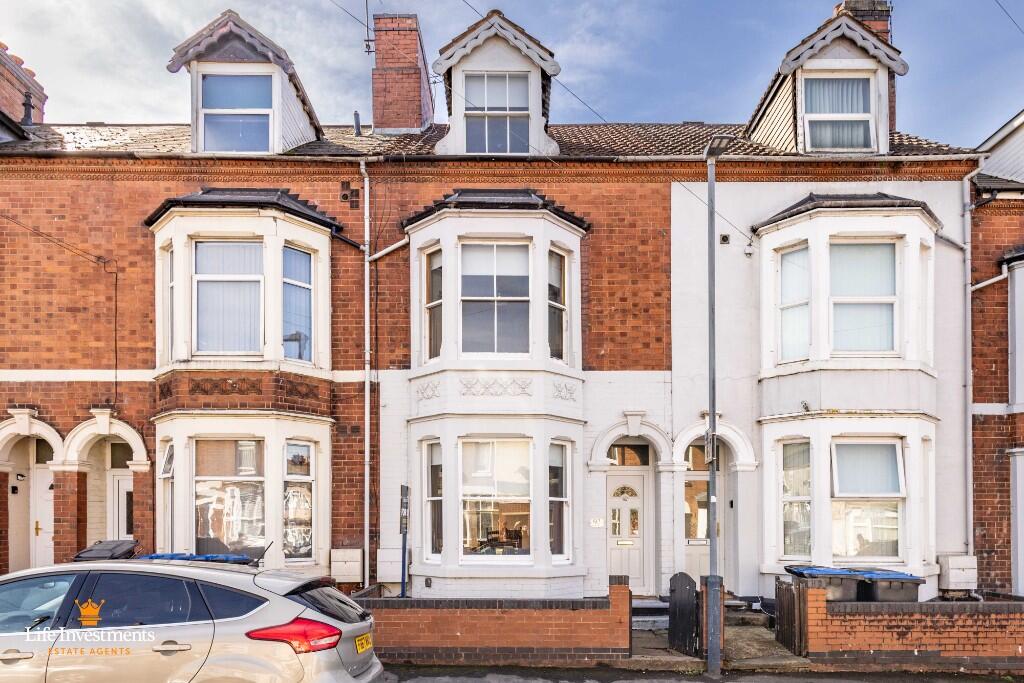 4-bed terraced on Abbey Street, Rugby, Warwickshire, CV21, £250,000