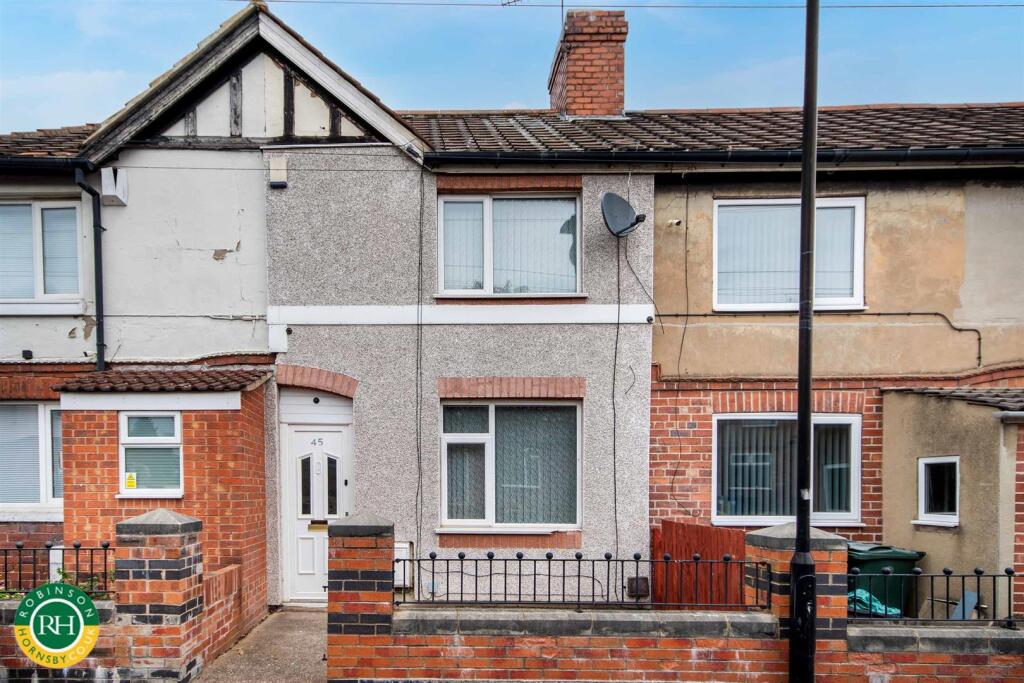 2-bed terraced on Victoria Road, Edlington, Doncaster, £80,000