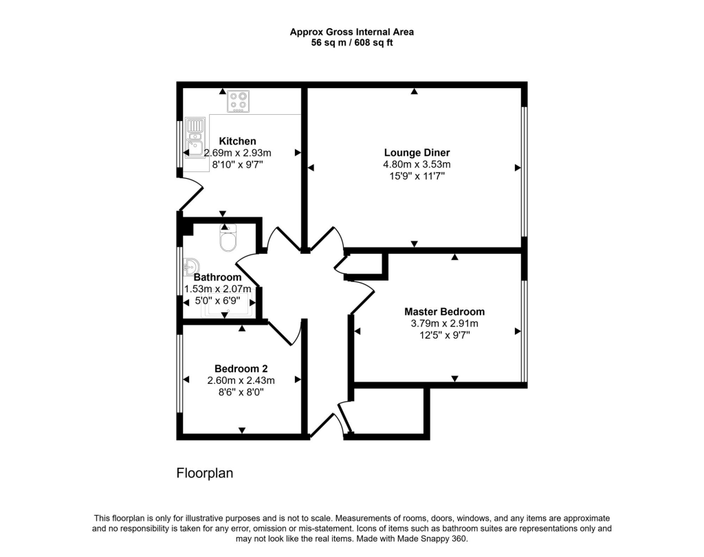 Apartment in Newcastle upon Tyne, Coxlodge - View 3