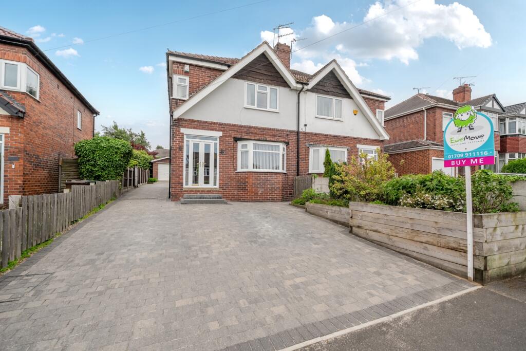 3-bed semi-detached on Racecourse Road, Swinton, Rotherham, S64, £270,000