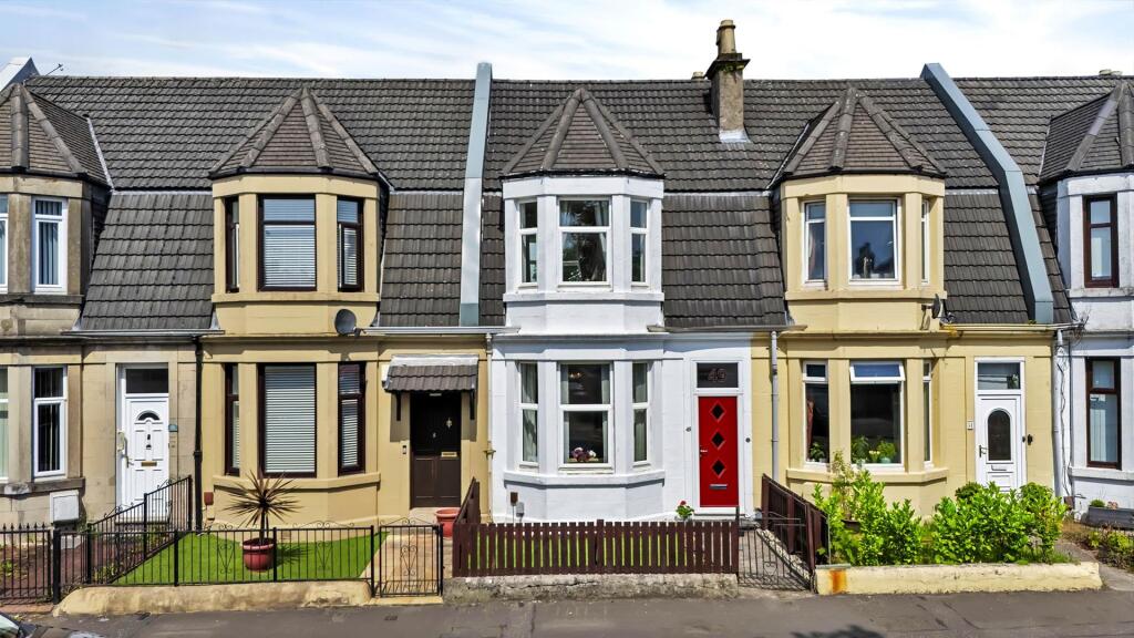 2-bed terraced on Barns Street, Clydebank, £134,995