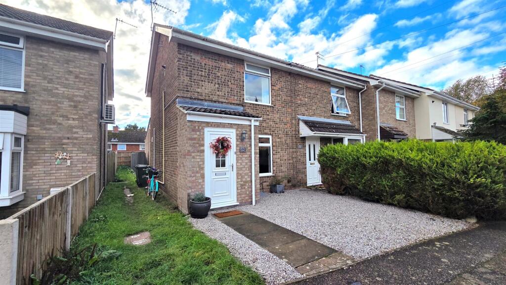 2-bed terraced on Debnam Close, Belton, £170,000