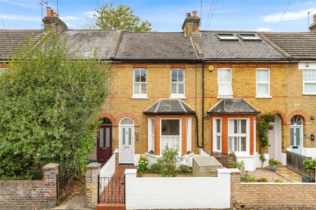 2-bed terraced on Plevna Road, Hampton, TW12, £650,000