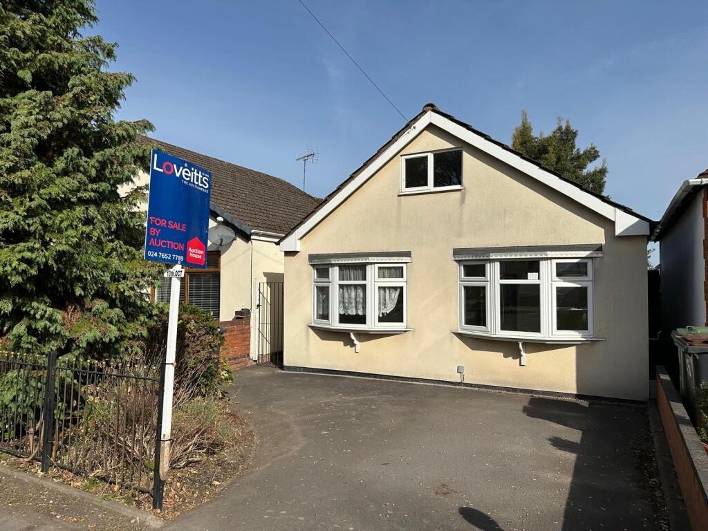 2-bed bungalow on 47 Ansley Road, Stockingford, Nuneaton, Warwickshire CV10 8LY, £160,000
