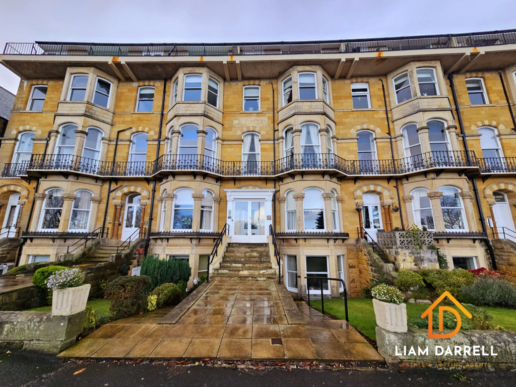 2-bed flat on Astoria Court, Esplanade, Scarborough, North Yorkshire, £150,000