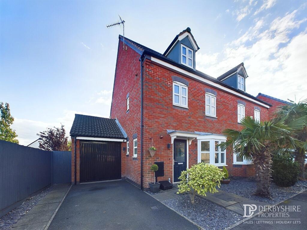 4-bed semi-detached on Carnfield Close, South Normanton, DE55, £259,950