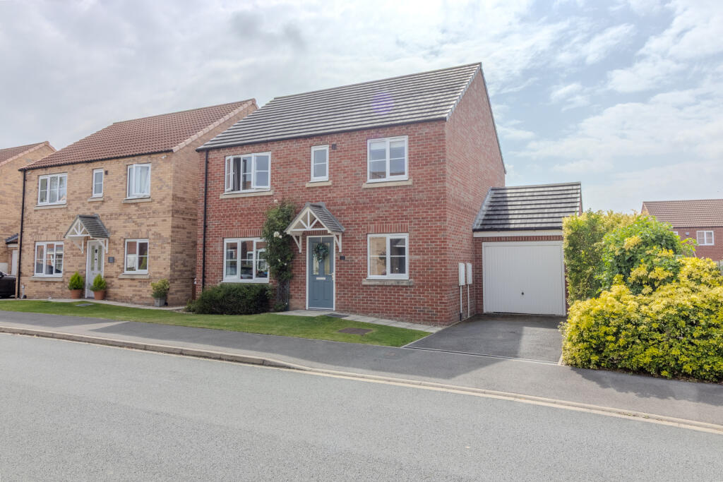 4-bed detached on 22, Evergreen Way, Norton, Malton, North Yorkshire, £320,000