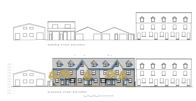 Proposed elevations