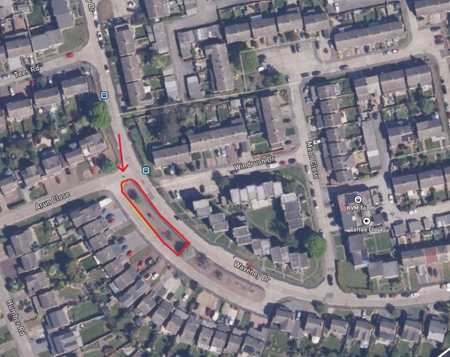 Main image of property: Land east of 41 Waveney Drive, Chelmsford, Essex
