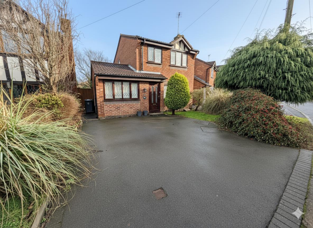 3-bed detached on Orford Rise, Galley Common, Nuneaton, £265,000