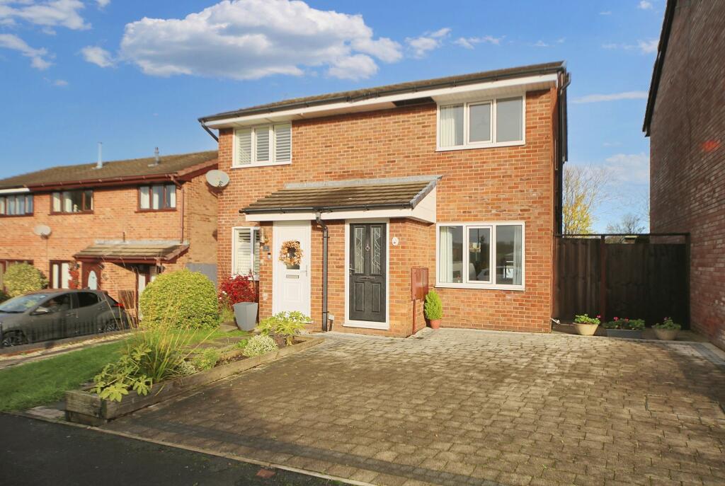 2-bed semi-detached on Knightscliffe Crescent, Shevington, WN6, £170,000