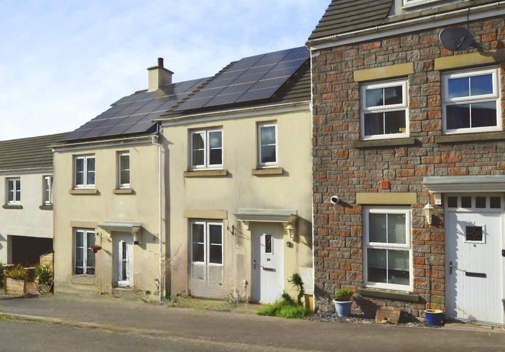 3-bed terraced on Broad Park, EX20, £157,500
