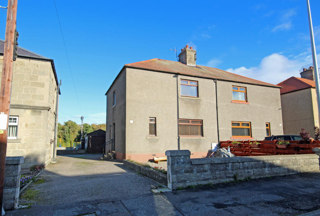3-bed semi-detached on 37 Harbour Street, Buckie, AB56 1NL, £135,000