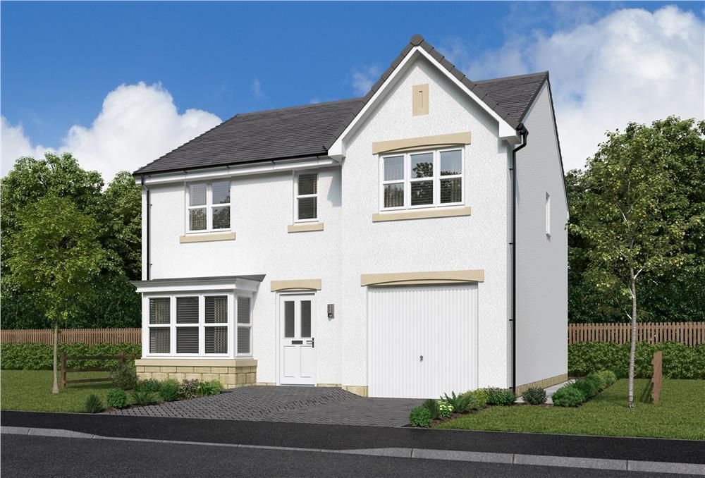 4-bed detached on Off Millerhill Road,
Danderhall,
Midlothian,
EH22 1SB, £424,000