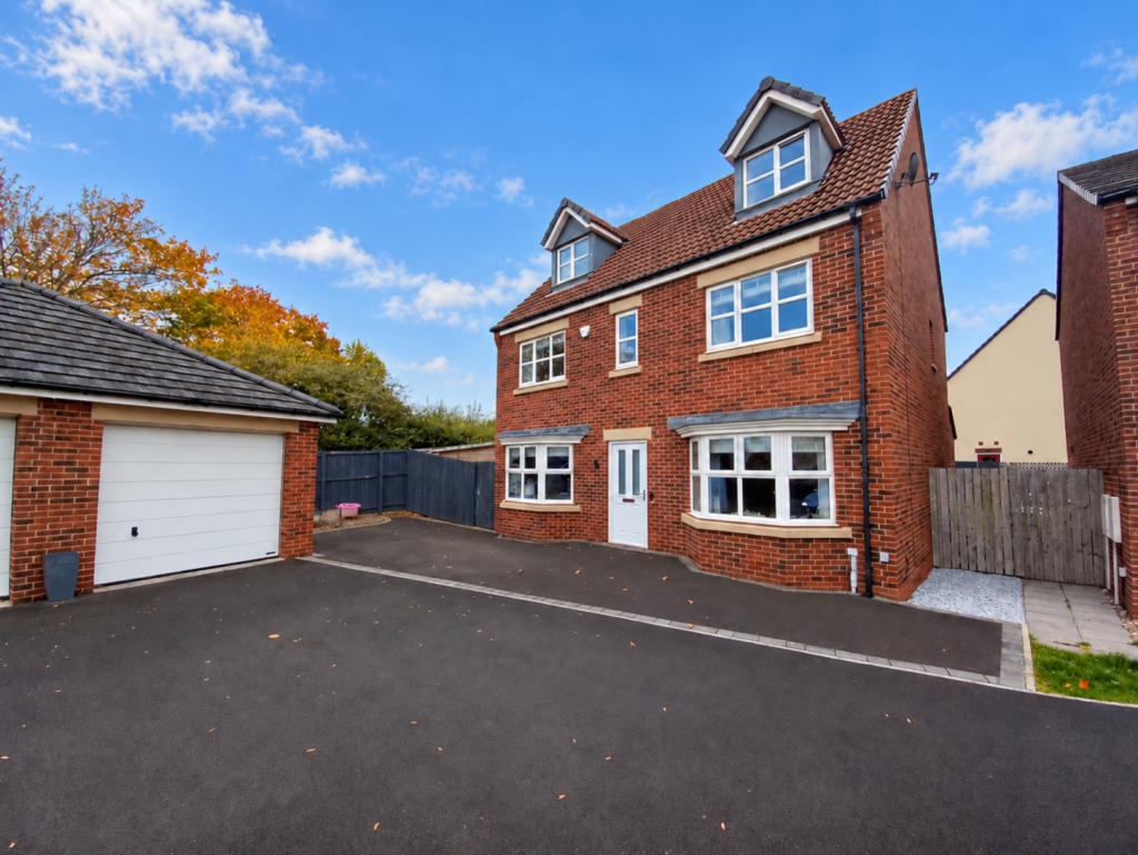 4-bed detached on Hewick Road, Spennymoor, County Durham, DL16, £385,000
