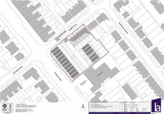 Site plan (only part of defined area ...