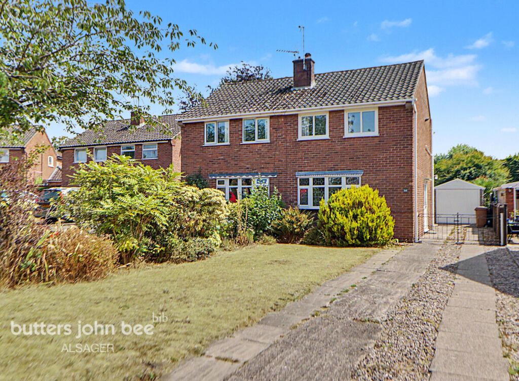 2-bed semi-detached on Grig Place, Alsager, £195,000