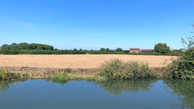Canal frontage.