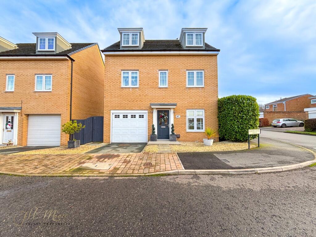 4-bed detached on Rushmore Grange, Washington Village, Washington, Tyne & Wear, NE38, £310,000