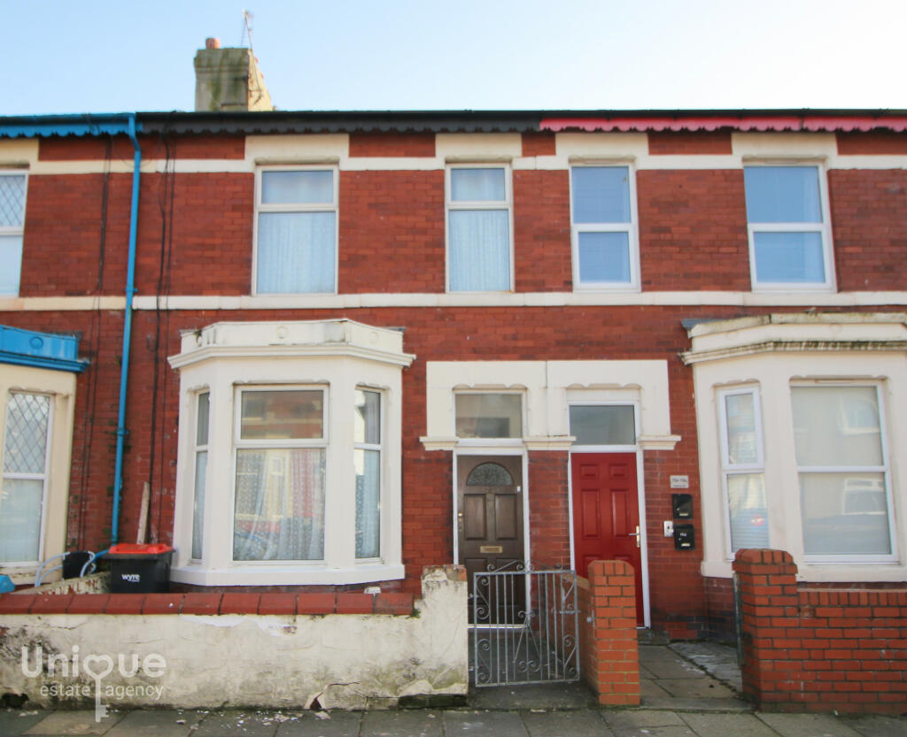 3-bed terraced on Harris Street,  Fleetwood, FY7, £95,500