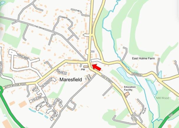 Chequers, Maresfield - Road Map.JPG