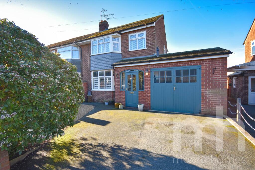 3-bed semi-detached on TRAFALGAR AVENUE, Poynton, SK12 1RU, £450,000