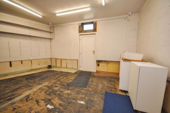 Rear shop area