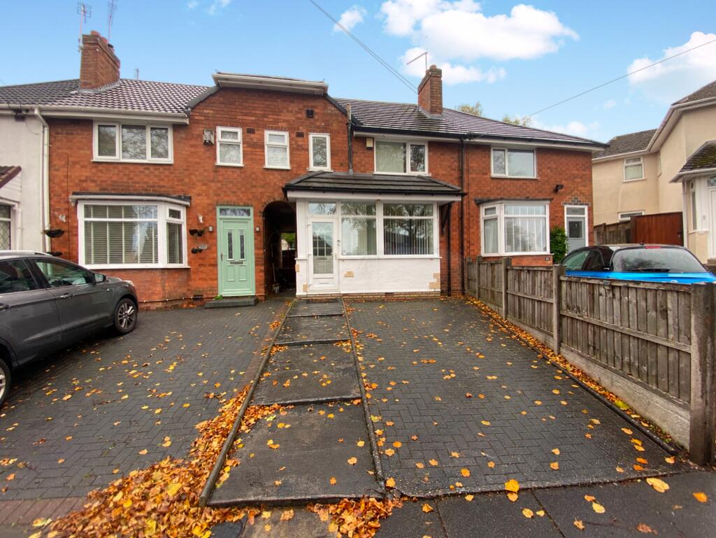 3-bed terraced on Harleston Road, Birmingham, B44, £240,000