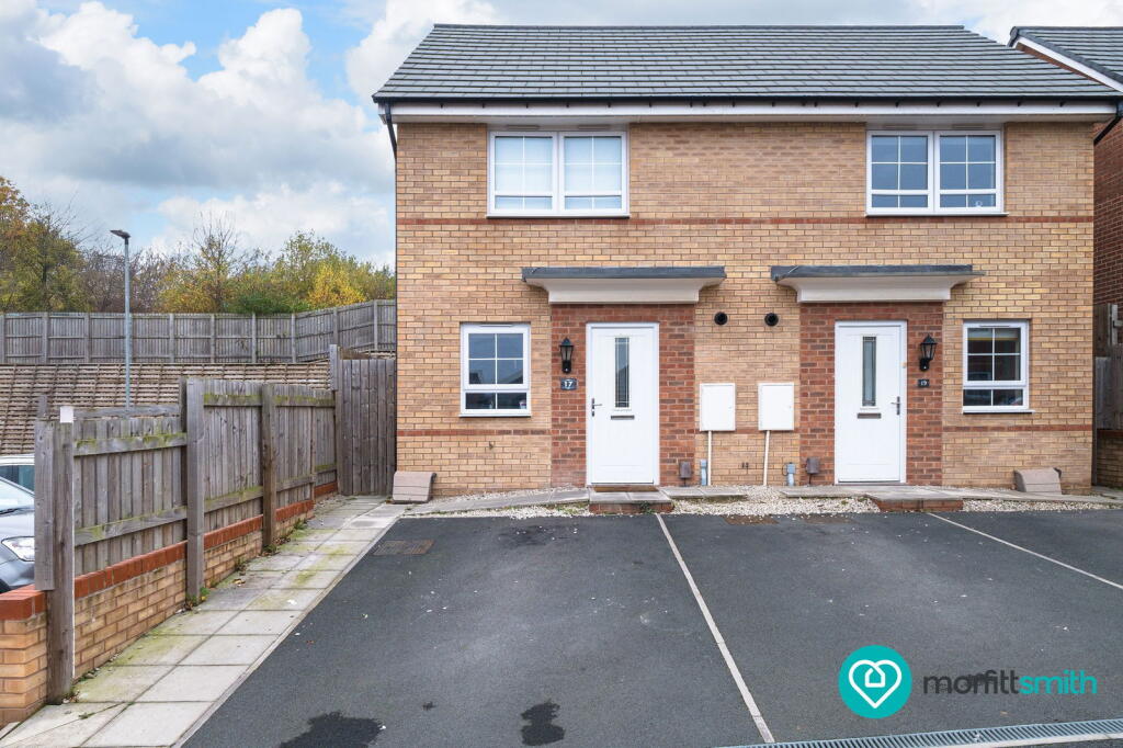 2-bed semi-detached on Banks Way, Catcliffe, S60 5WR, £180,000