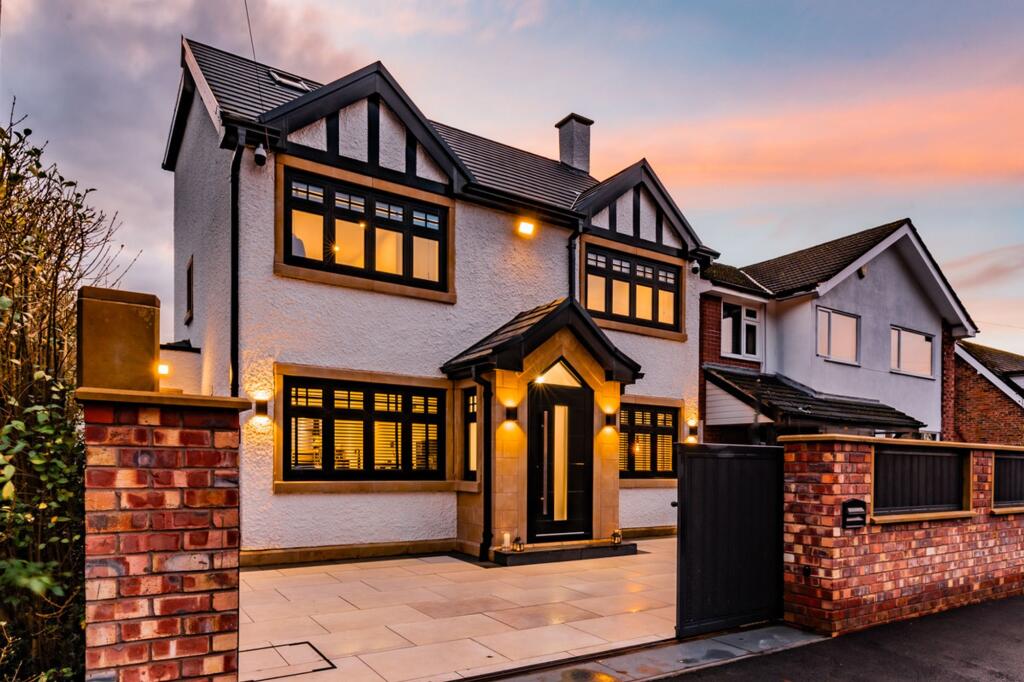 4-bed detached on Cromwell Road, Bramhall, SK7, £750,000