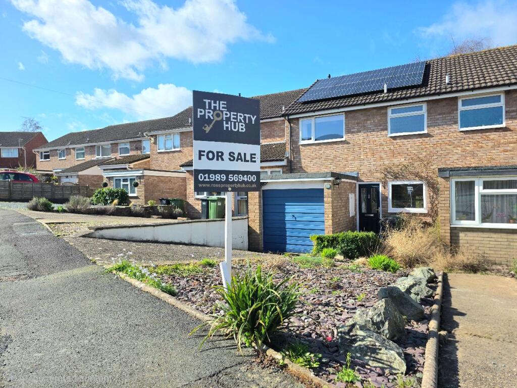 3-bed terraced on Laburnum Close, Ross-on-Wye, £240,000