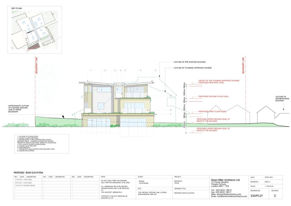 Rear Elevation Plan