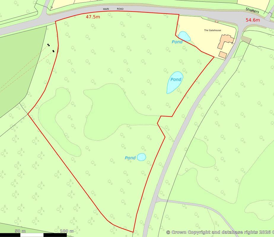 Main image of property: Land to the west and south of the Lodge, Danbury Palace Drive, Danbury, Chelmsford, Essex, CM3 4AT