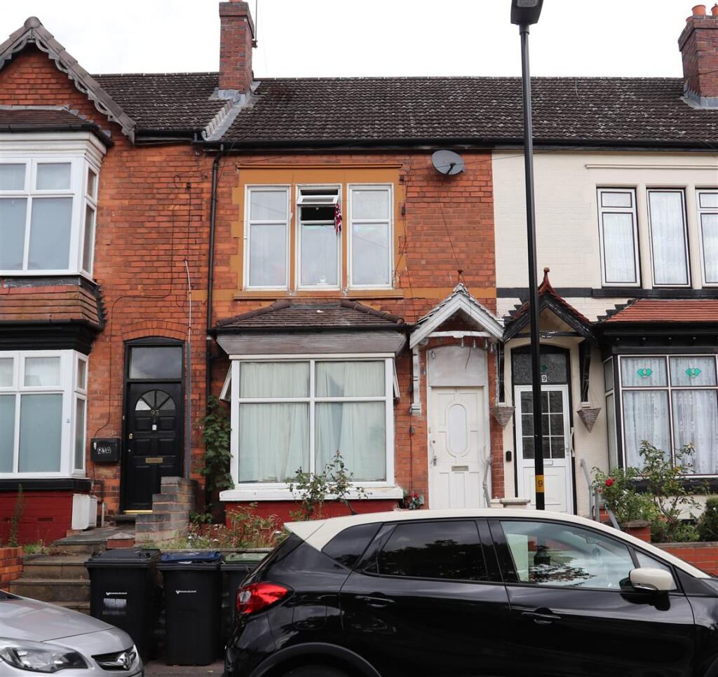 4-bed terraced on Frances Road, Erdington, £250,000