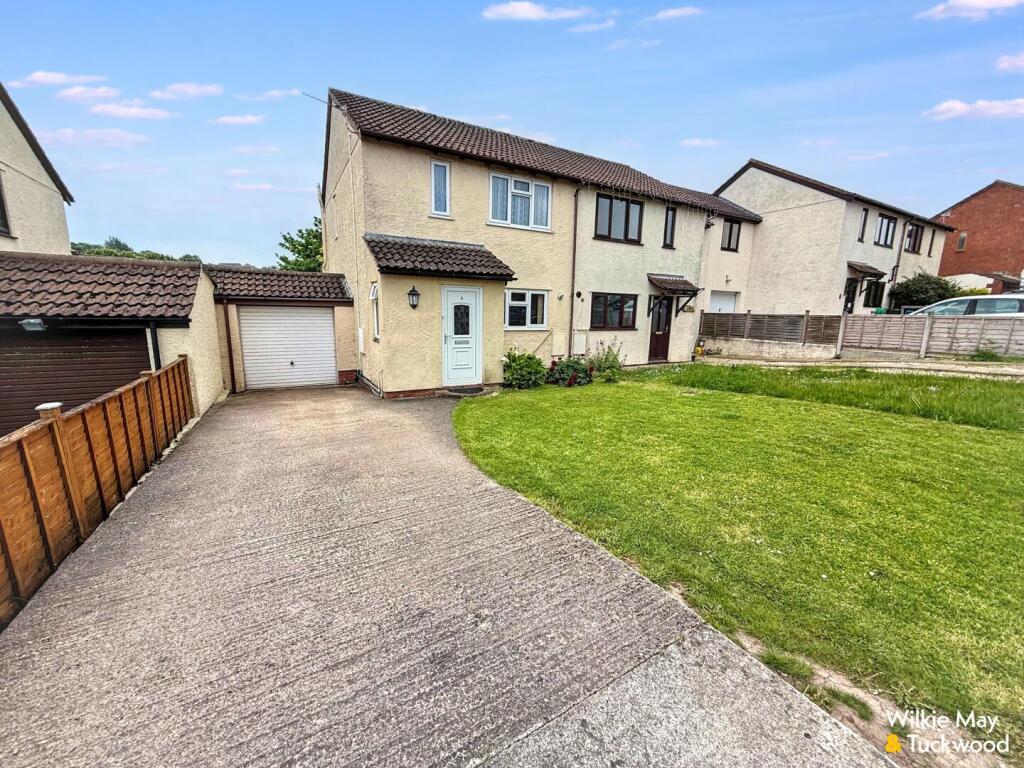 2-bed semi-detached on Wedlakes, Watchet, £249,950