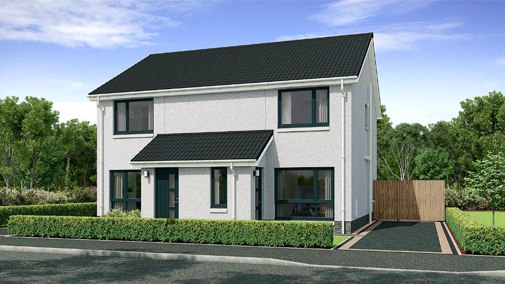 3-bed semi-detached on 1 Reid Place, Crieff, Perthshire, PH7, £222,995