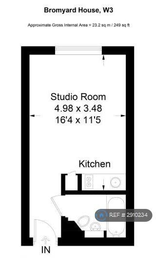 Studio flat for rent