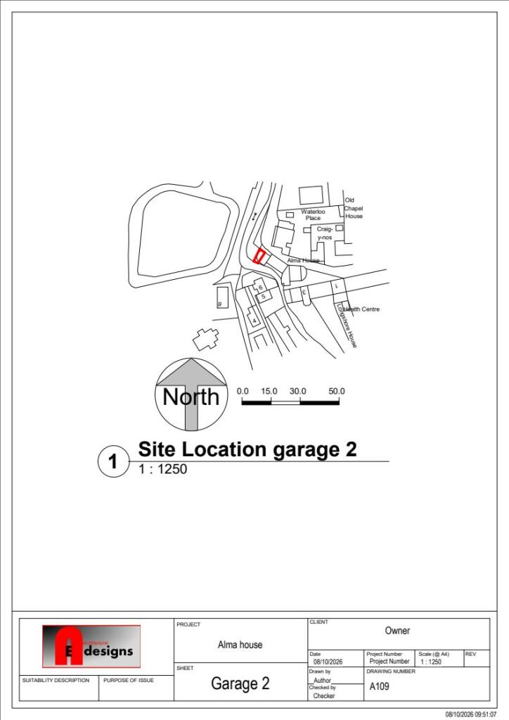 Garage next to Marlais House Duncan Street, Laugharne, Carmarthen, Dyfed, SA33 4SW photo 5