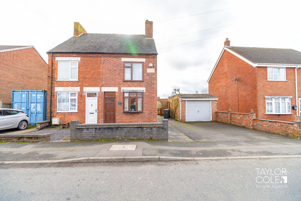 2-bed semi-detached on Leicester Road, Measham, £190,000
