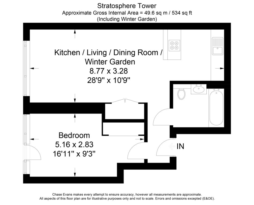 1 bedroom flat for rent