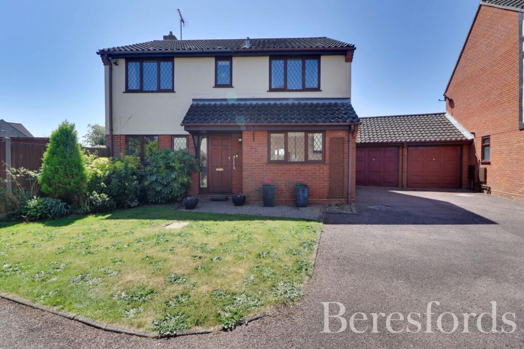 4-bed detached on Kingfisher Way, Kelvedon, CO5, £525,000