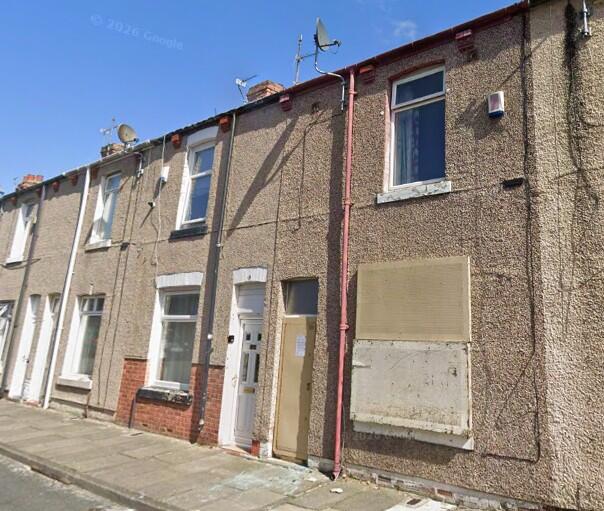 2-bed terraced on 16 Helmsley Street, Hartlepool, Cleveland TS24 8QN, £30,000