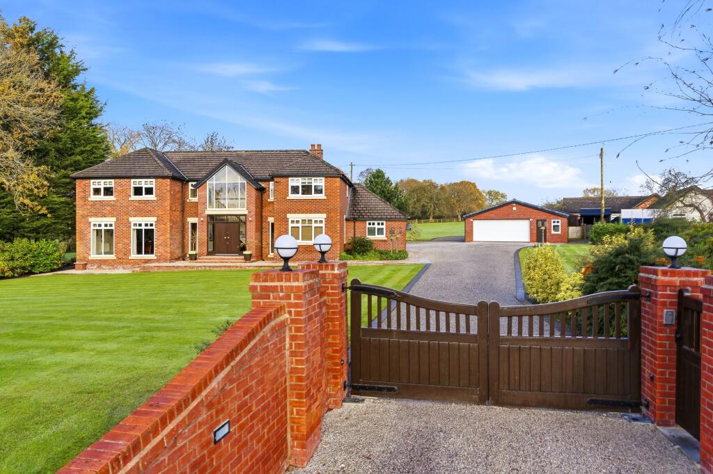 4-bed detached on Wood Lane, Mobberley, WA16, £1,595,000