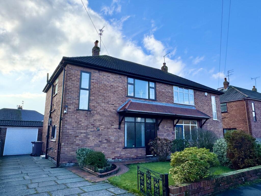 3-bed semi-detached on Fistral Drive, St Helens, £255,000