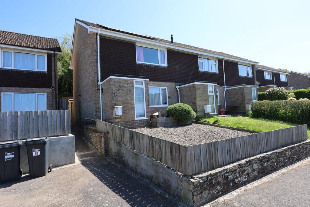 2-bed semi-detached on Burden Close, Bodmin, PL31, £195,000