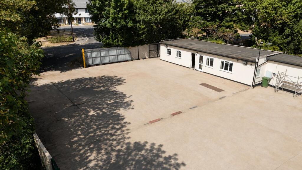Yard with office