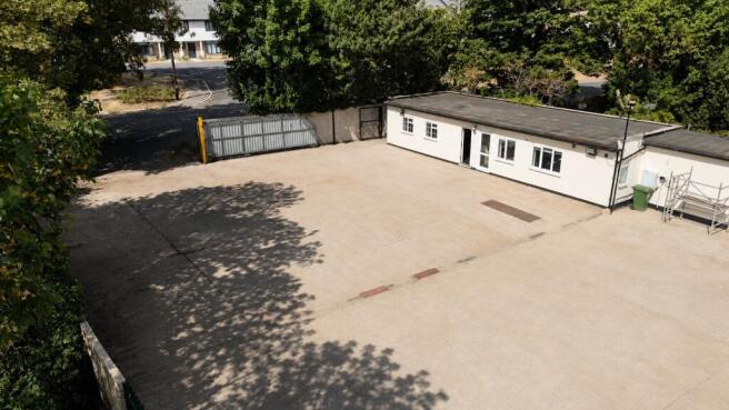 Yard with office